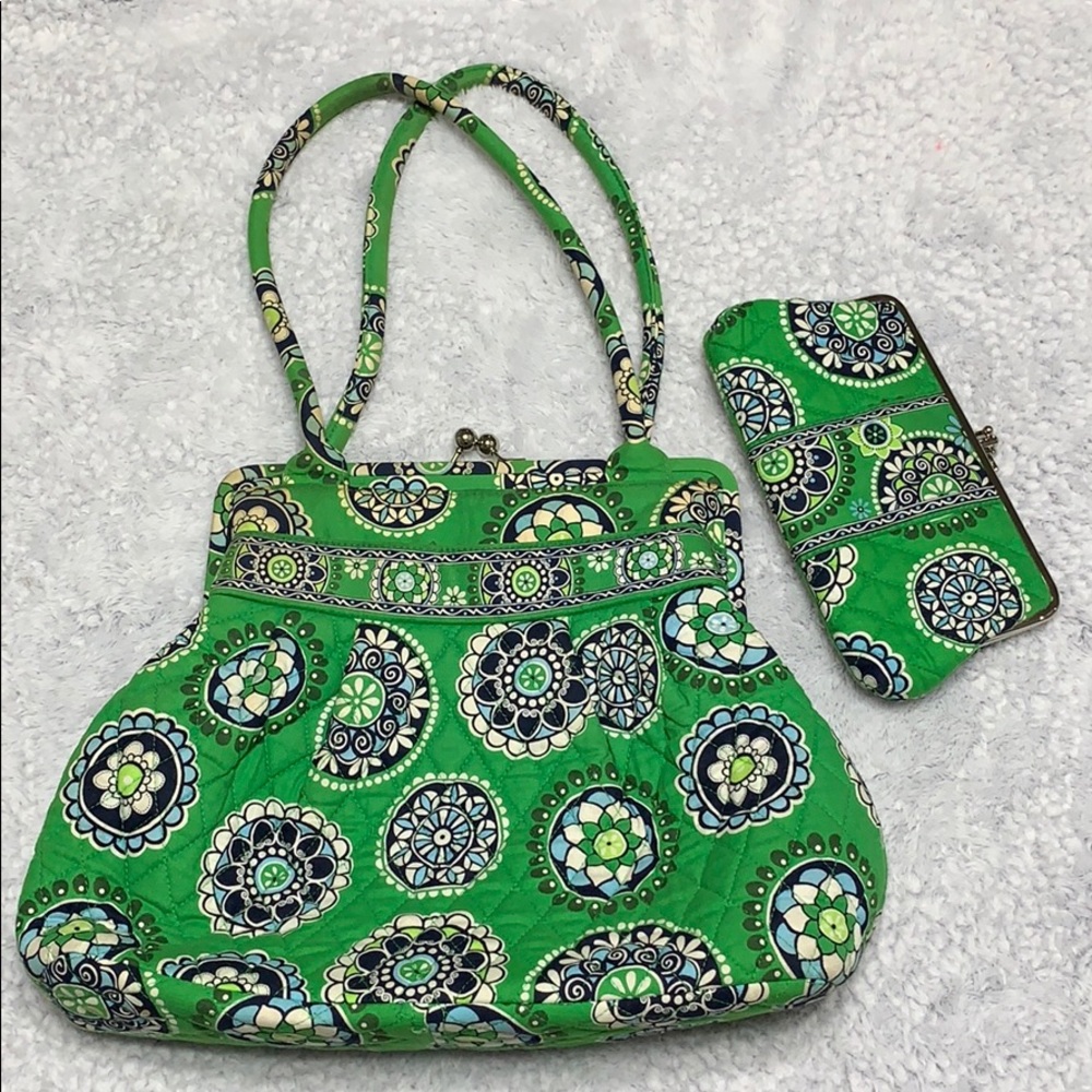 Vera Bradley hand bag and wallet